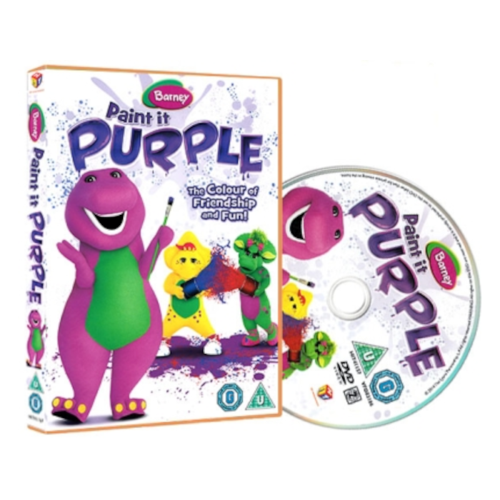 Bajki po angielsku Barney Paint it Purple