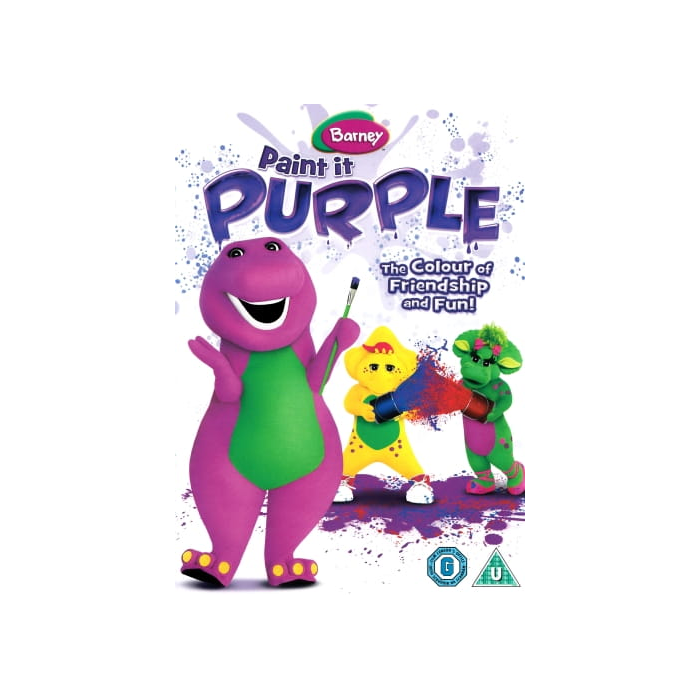 Bajki po angielsku Barney Paint it Purple