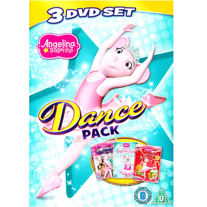 bajki po angielsku - angelina ballerina dance pack