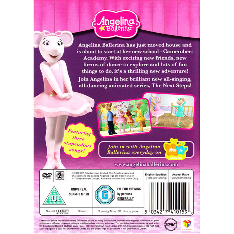 bajki po angielsku - angelina ballerina just dance