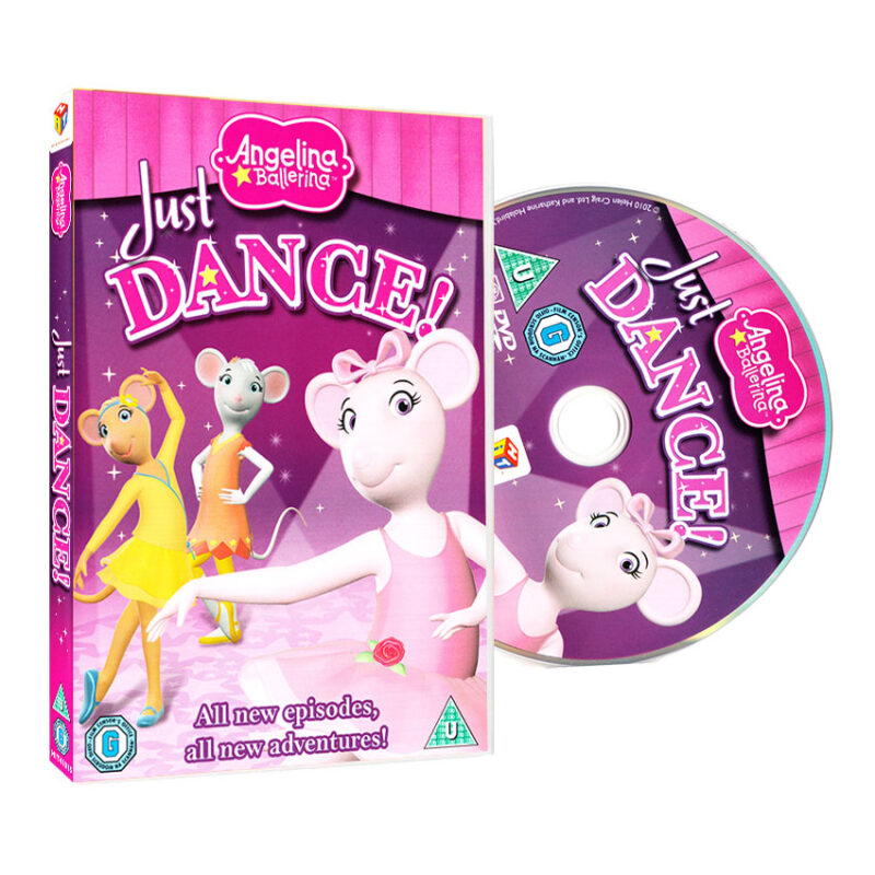 bajki po angielsku - angelina ballerina just dance