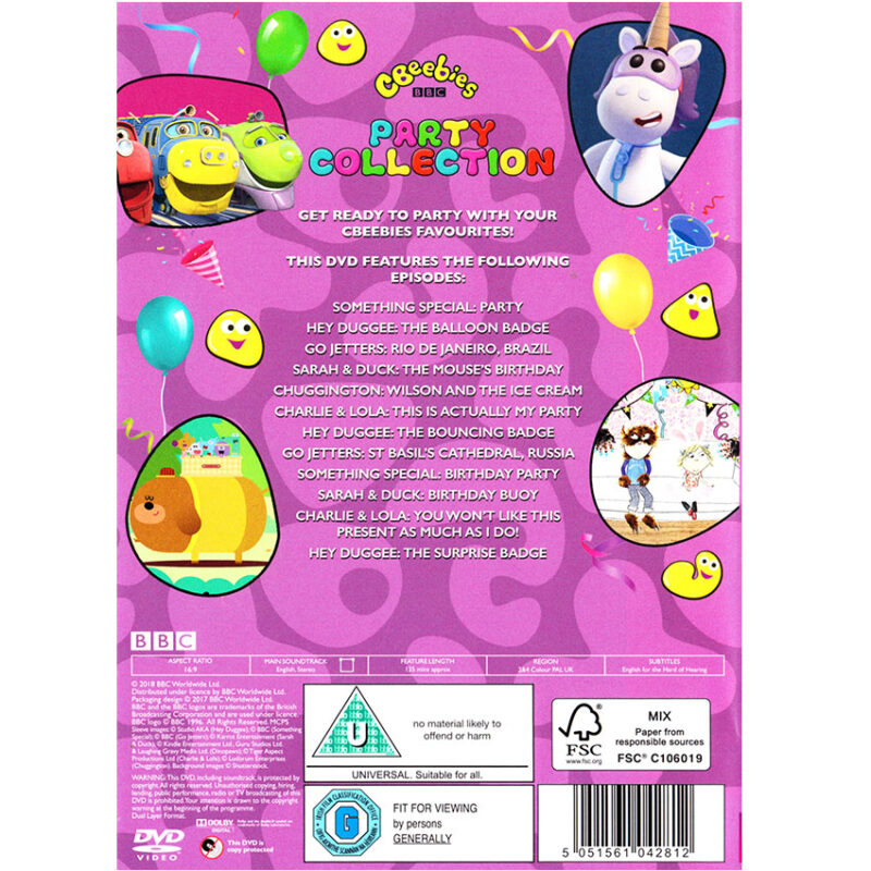 bajki poo angielsku - cbeebies party collection