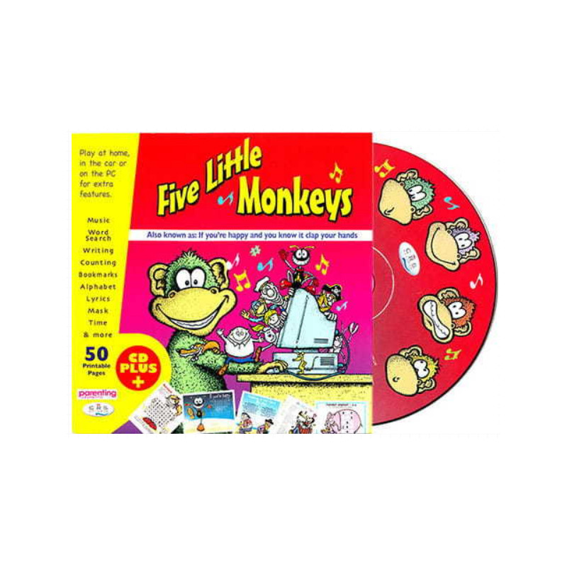 piosenki po angielsku Five little Monkeys CD