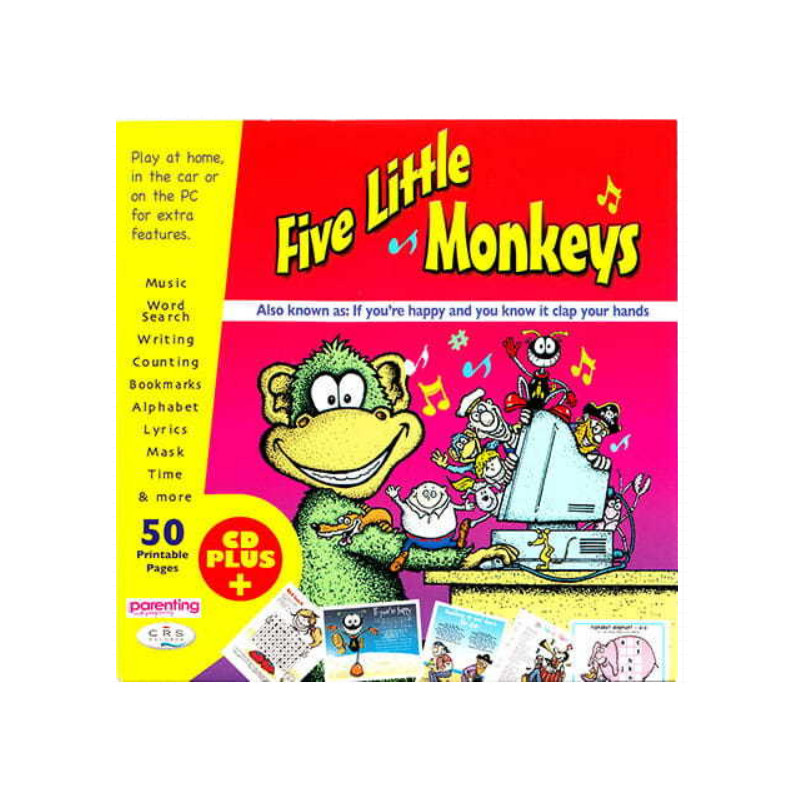 piosenki po angielsku Five little Monkeys CD