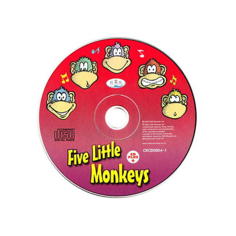 piosenki po angielsku Five little Monkeys CD