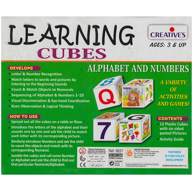 Gra językowa Learning Cubes